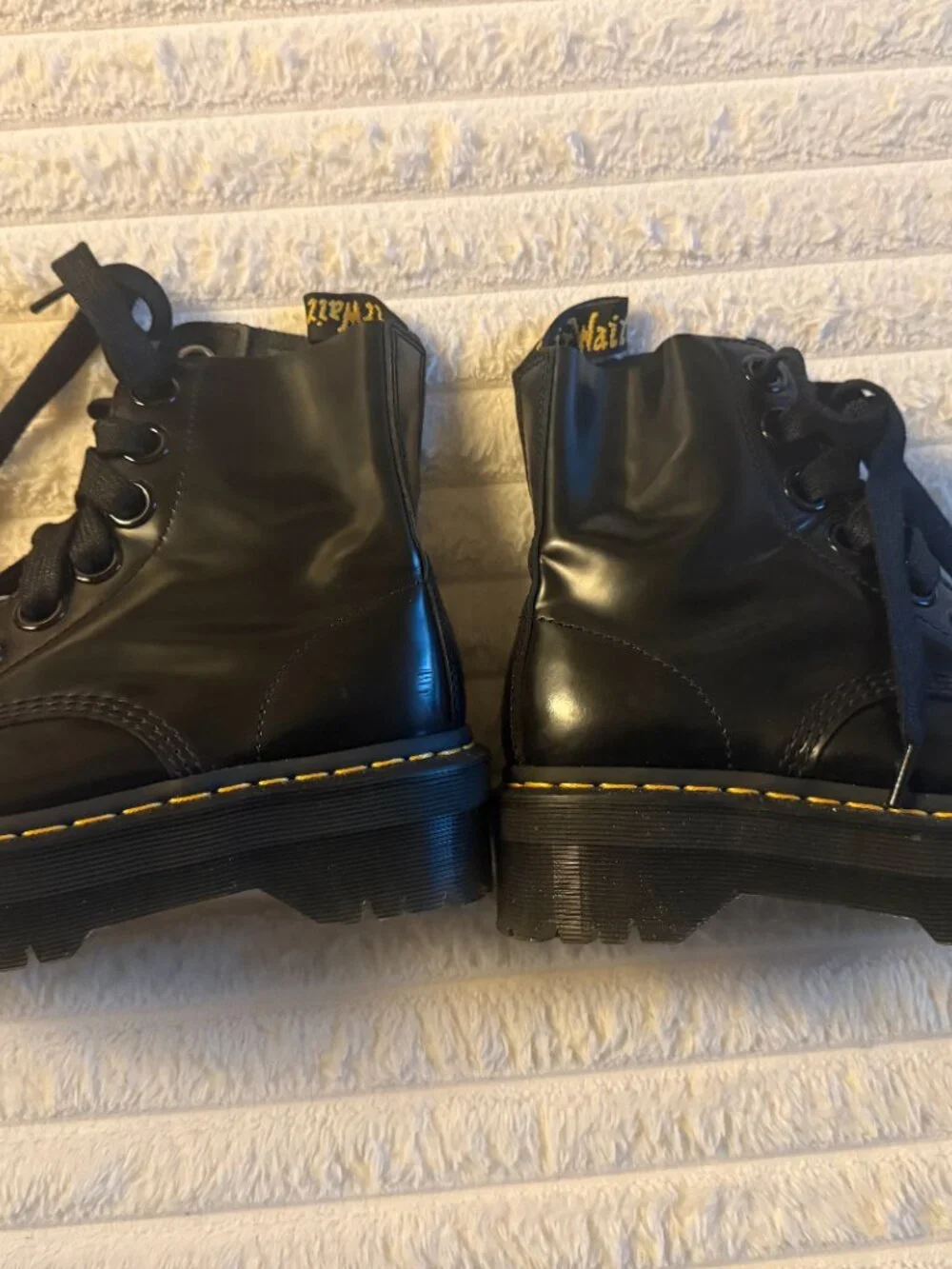 Dr. Martens Molly Leather Platform Boots (Like new!) - Picture 7 of 7